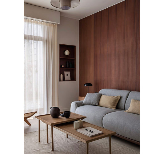 canape lit gris design tendance,