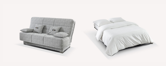 Le clic clac 2 places : un confortable couchage double
