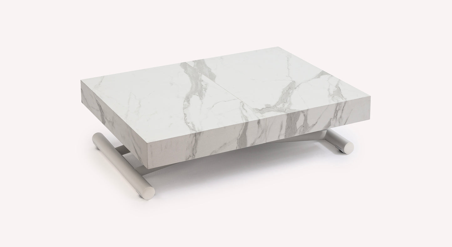 CALYPSO Melamine White marble
