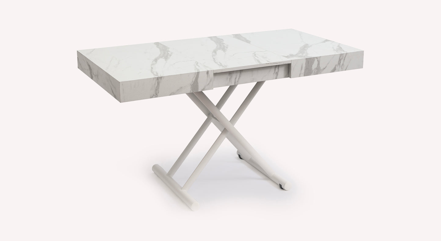 CALYPSO Melamine White marble