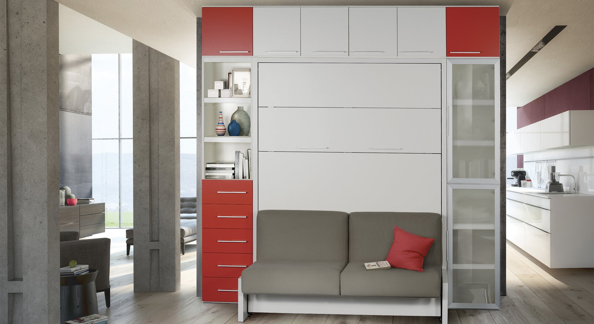 KETIAM SOFA Melamine White