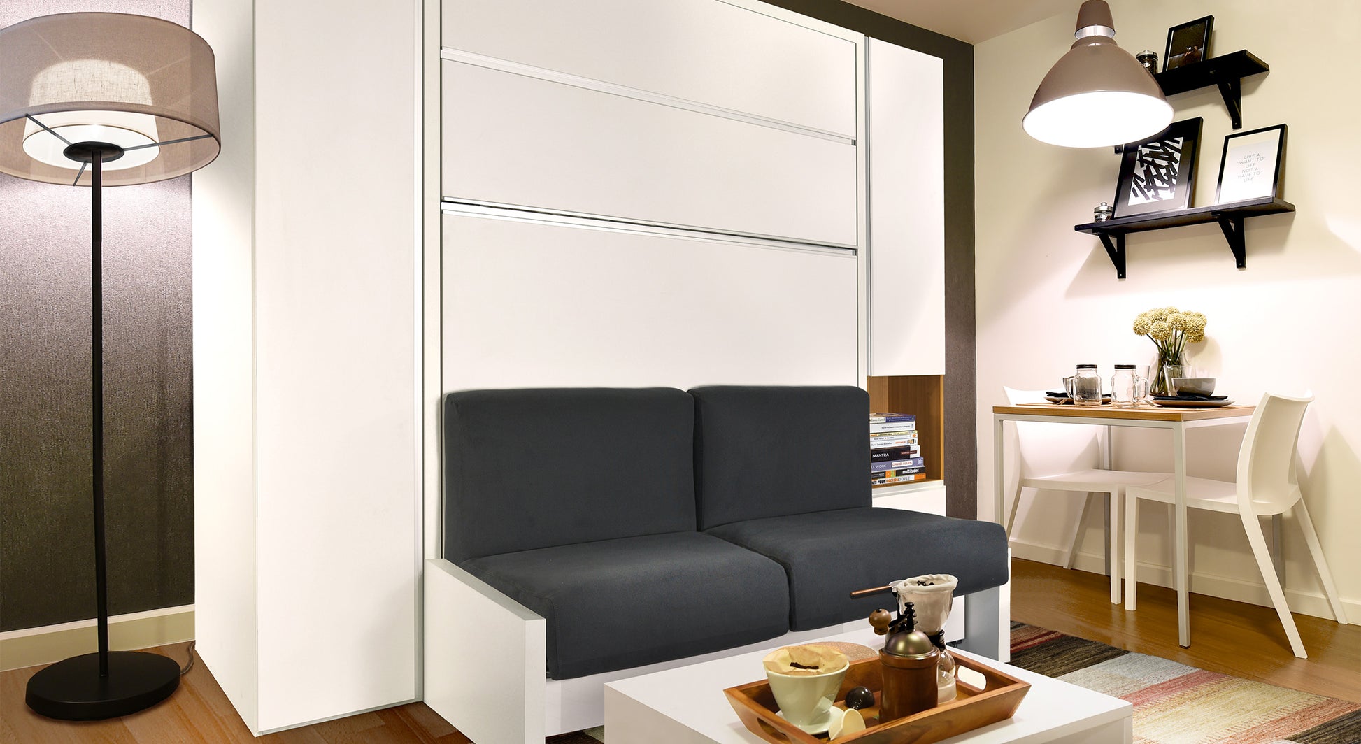 KETIAM SOFA Melamine White