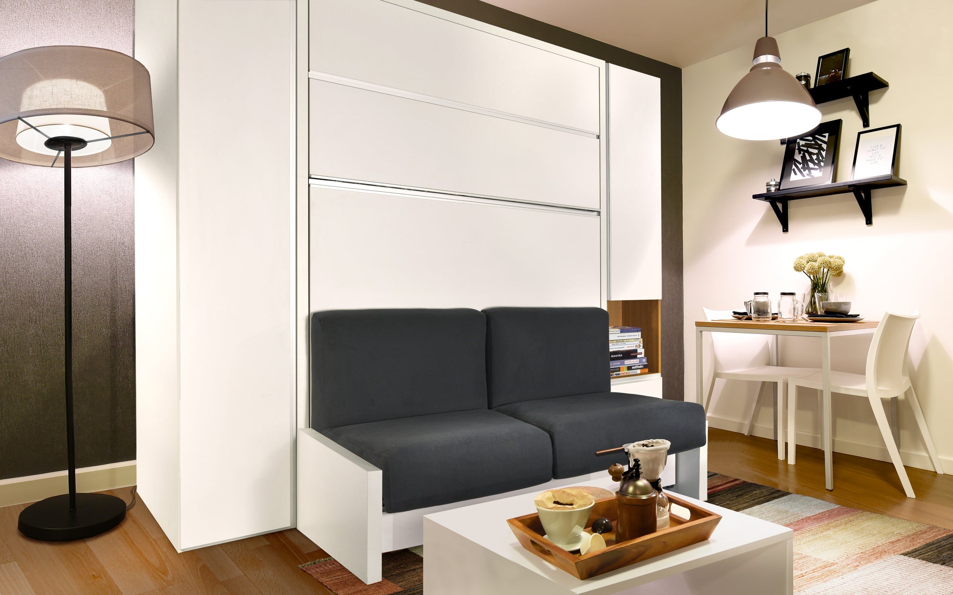 KETIAM SOFA Melamine White