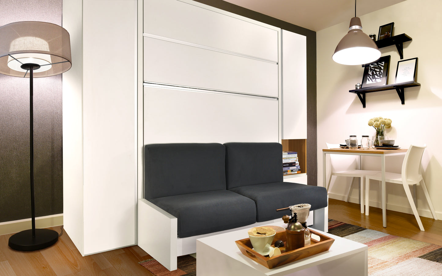 KETIAM SOFA Mélaminé Blanc