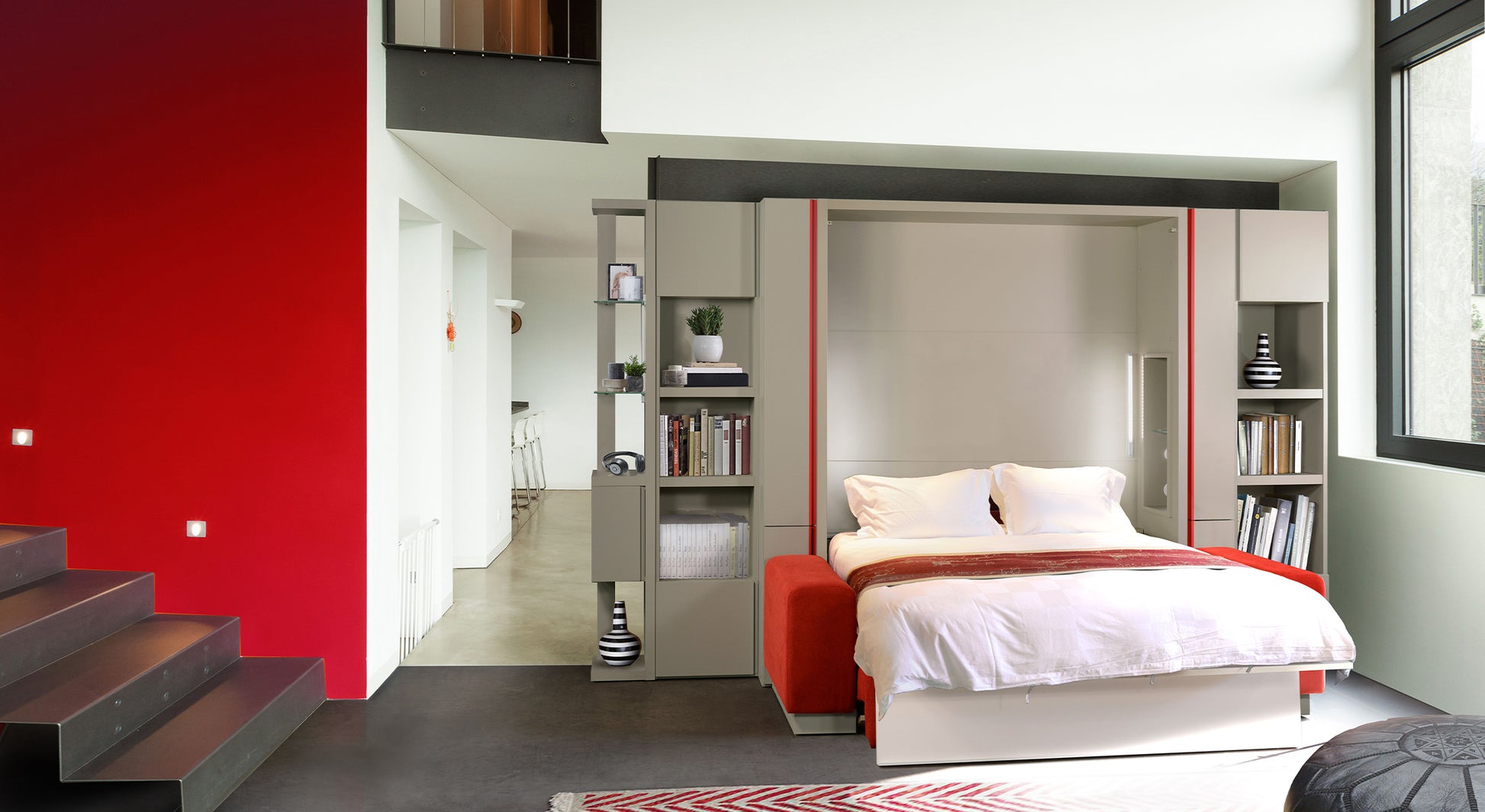 KETIAM PULLMAN White melamine