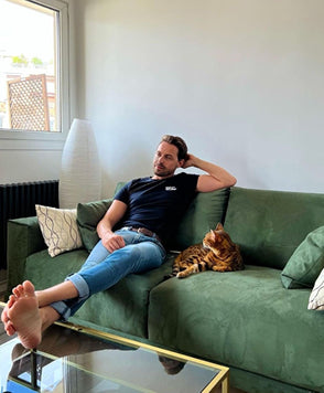 Pouf BAKER Bentley Ocher