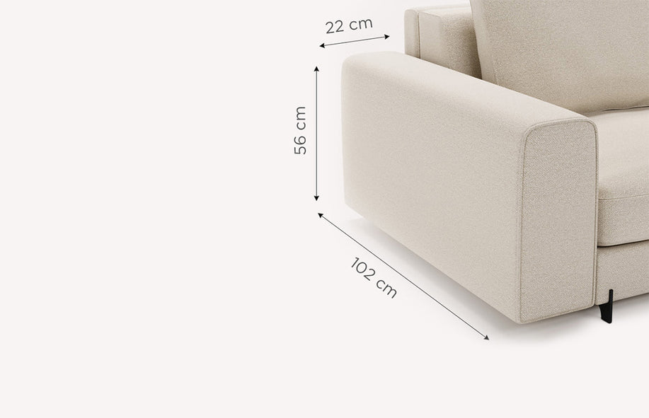 NELLY Armrest Module Large +500 fabrics & leathers-1