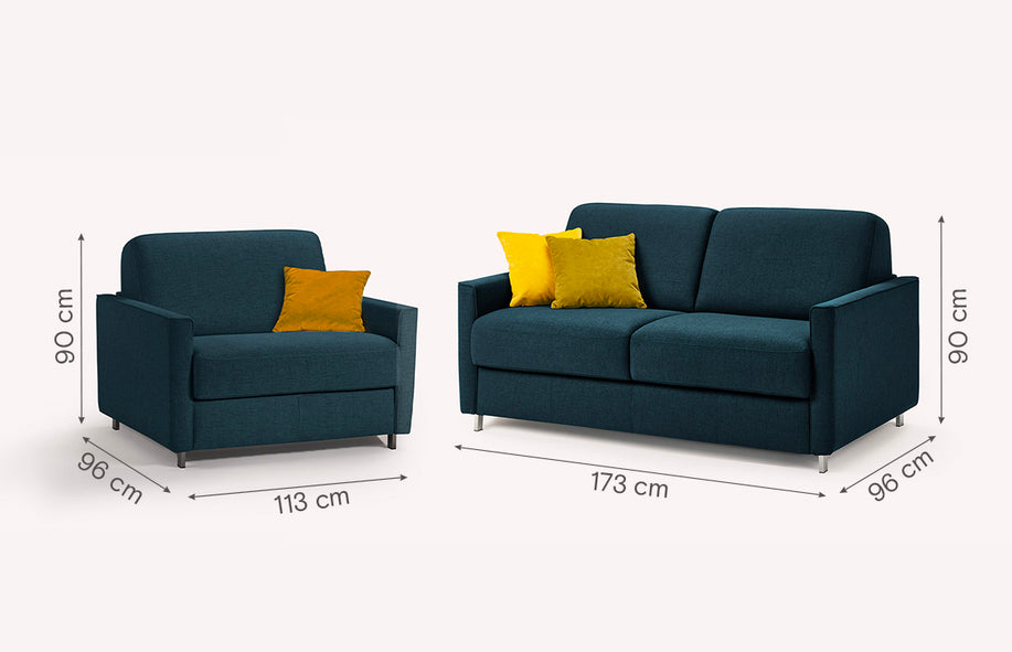 JIMMY Foster Ivory sofa and armchair set-1