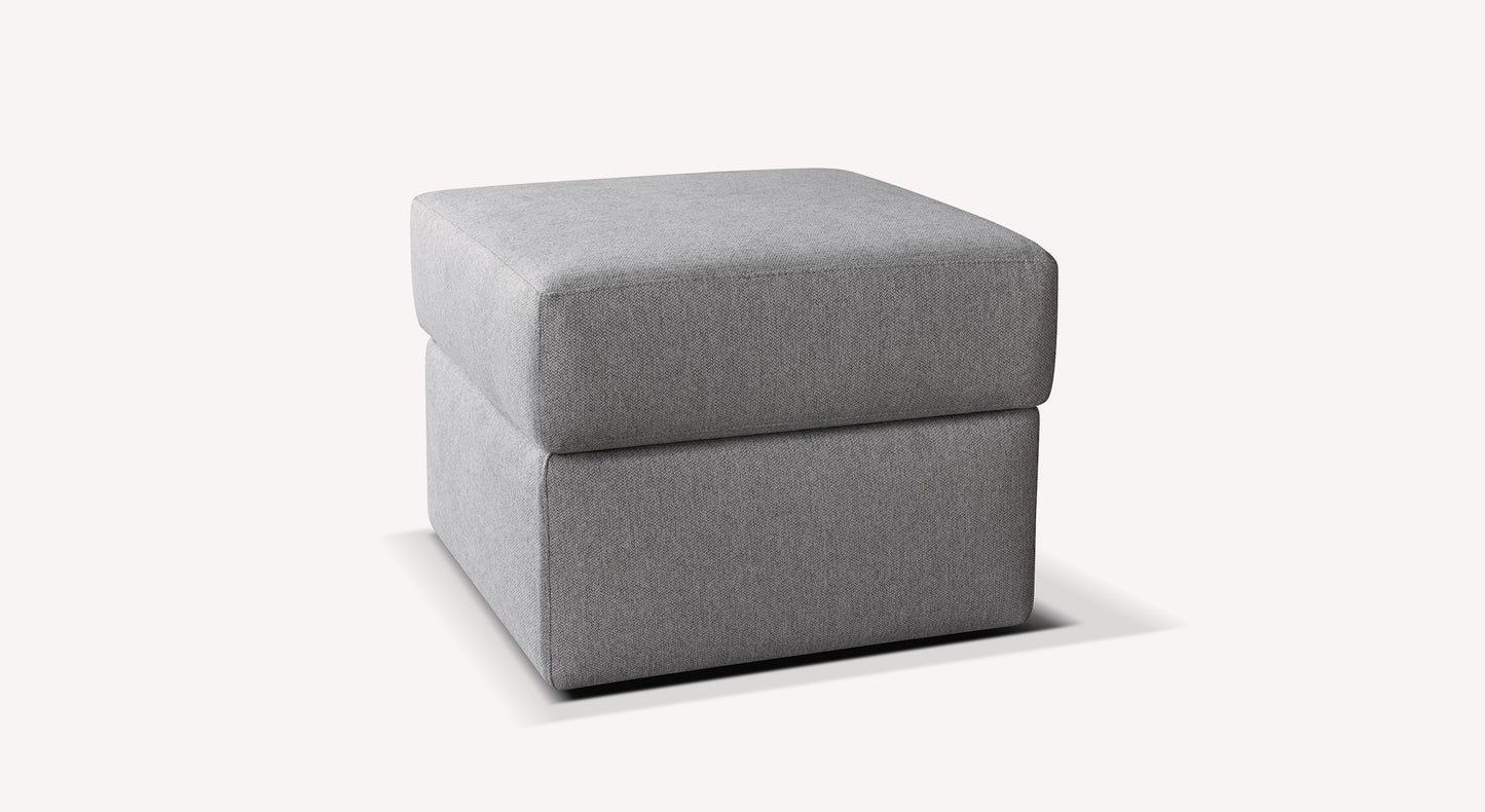 Pouf Coffre DIENNA Gemma Silver