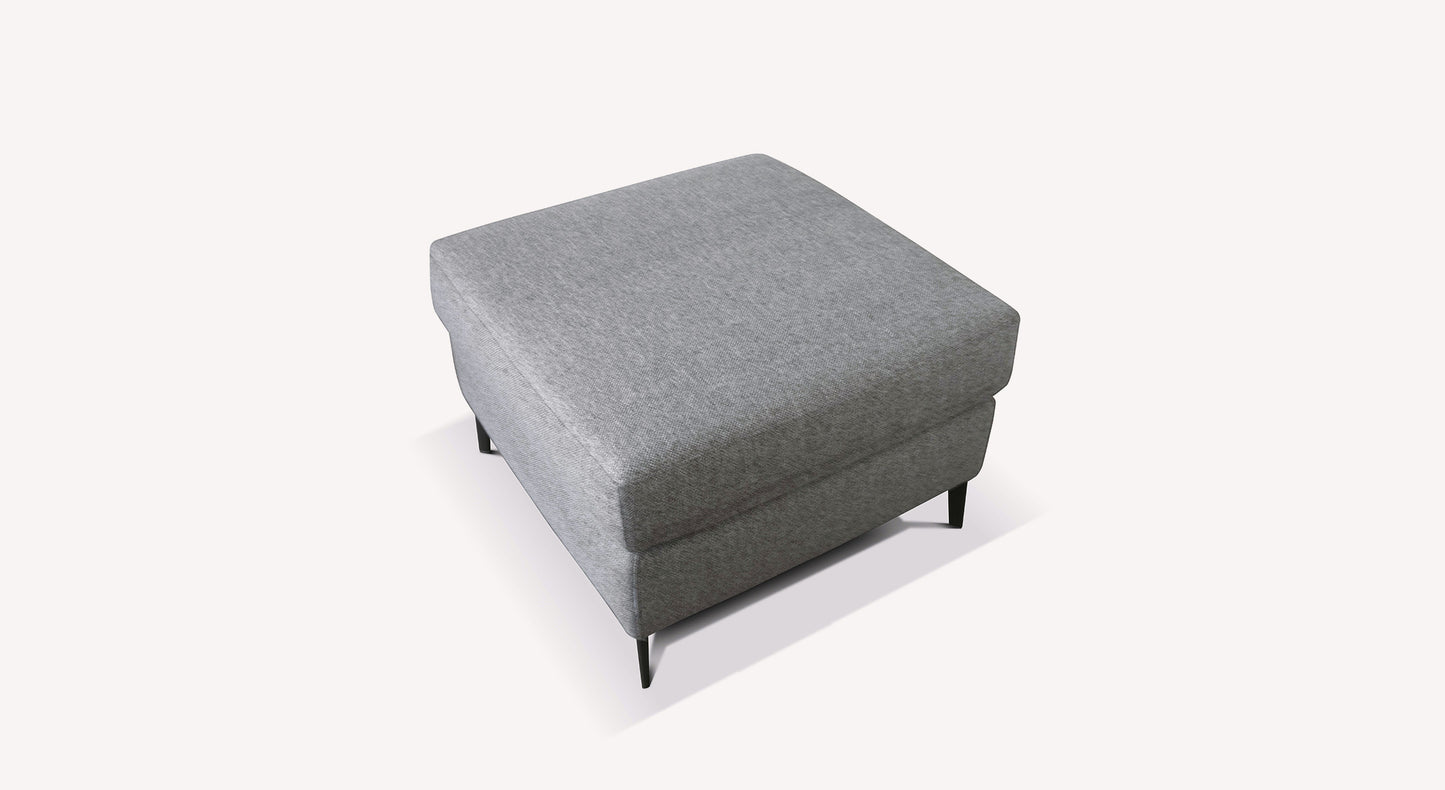 LISBONA Blend Pewter Pouf