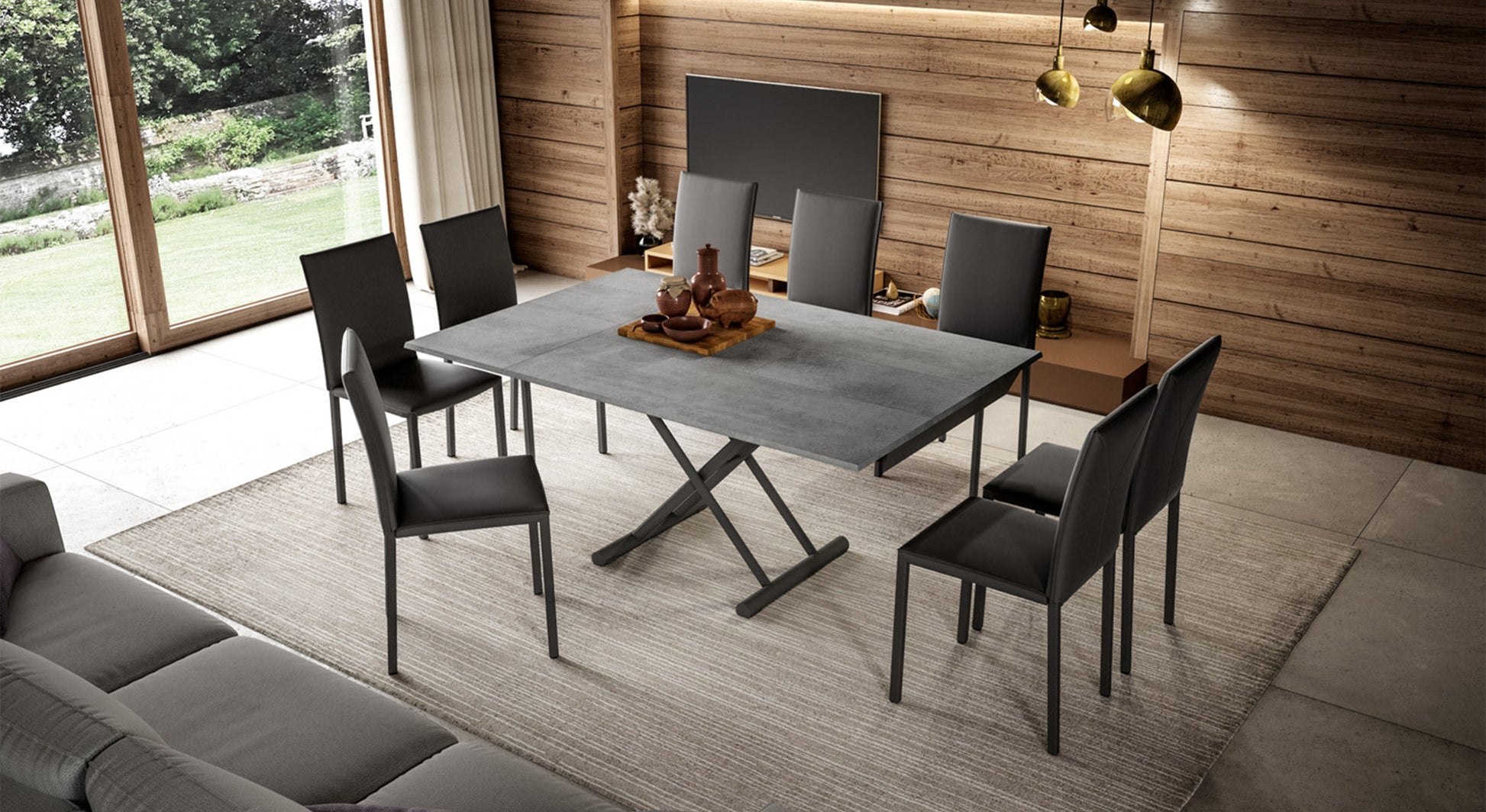 PIU PIU Melamine Pietra