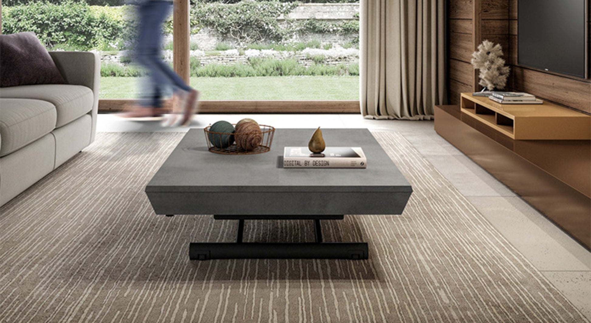 PIU PIU Melamine Pietra