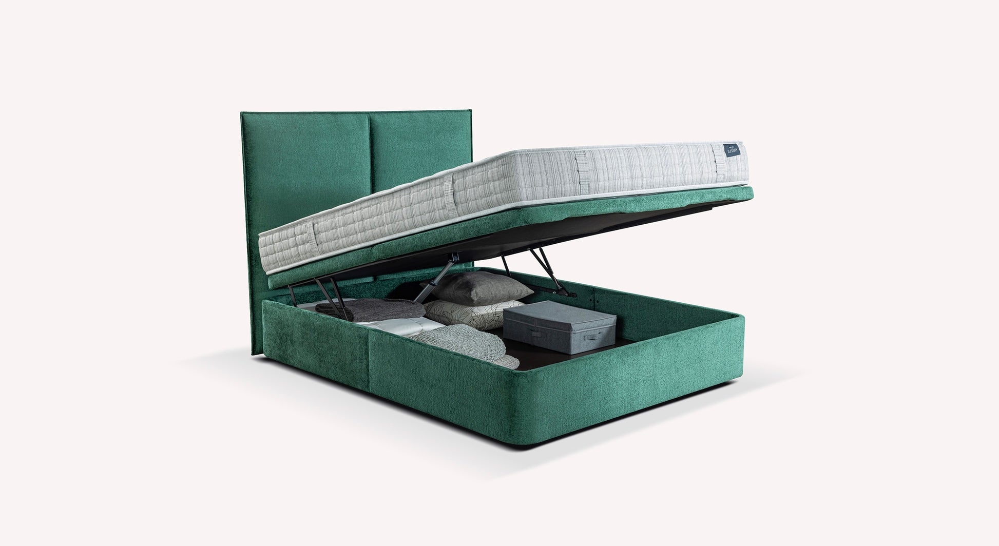 Trunk Bed TROUVILLE Bergamo Green botella
