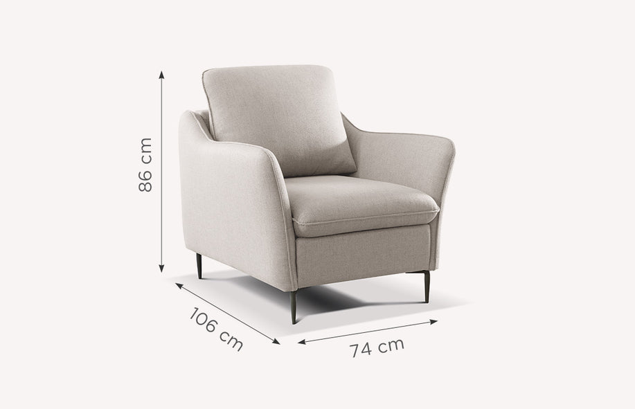Fauteuil BOGART Foster Silver-1