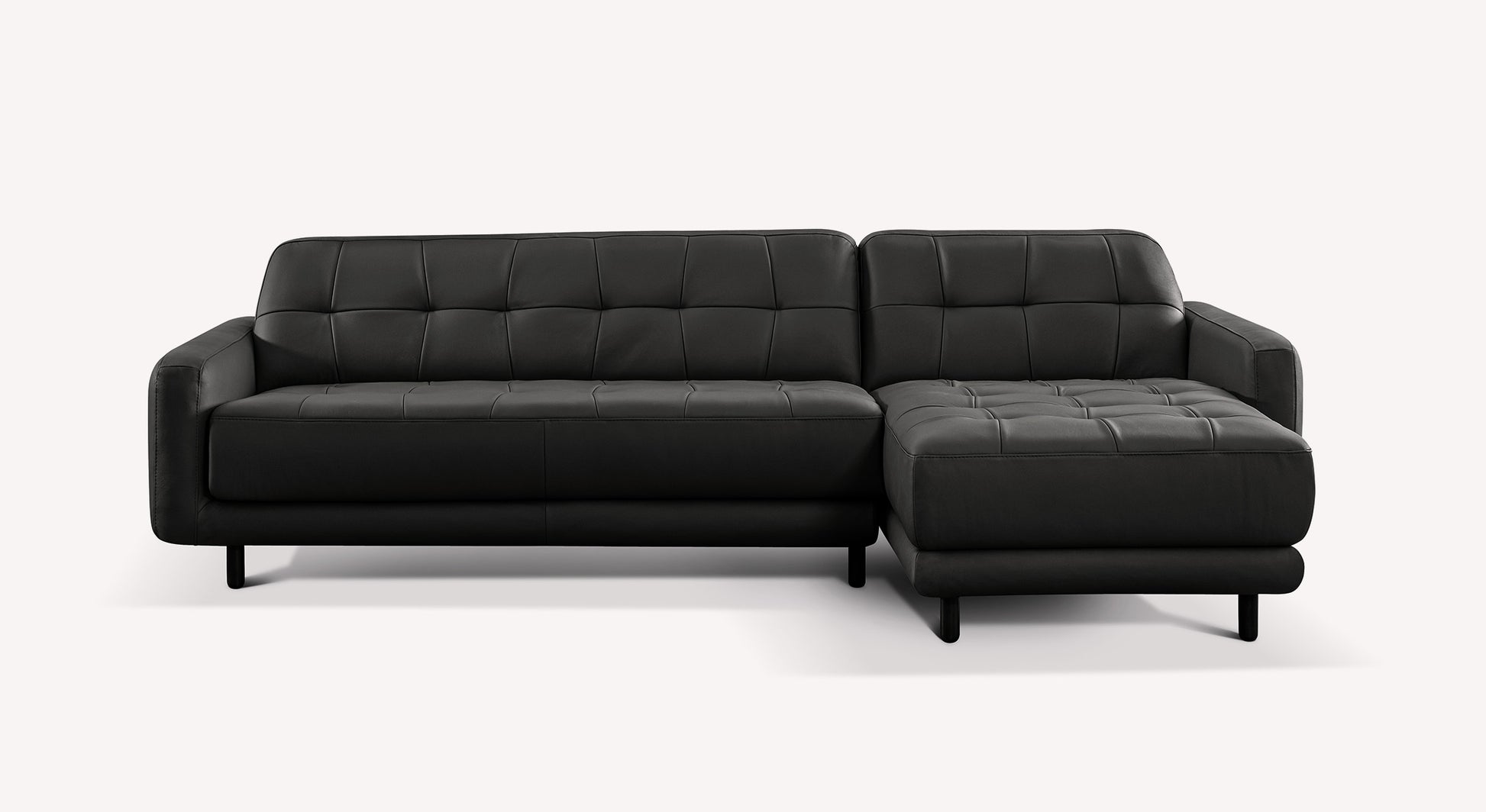 CLARK Sidney Leather Corner Black