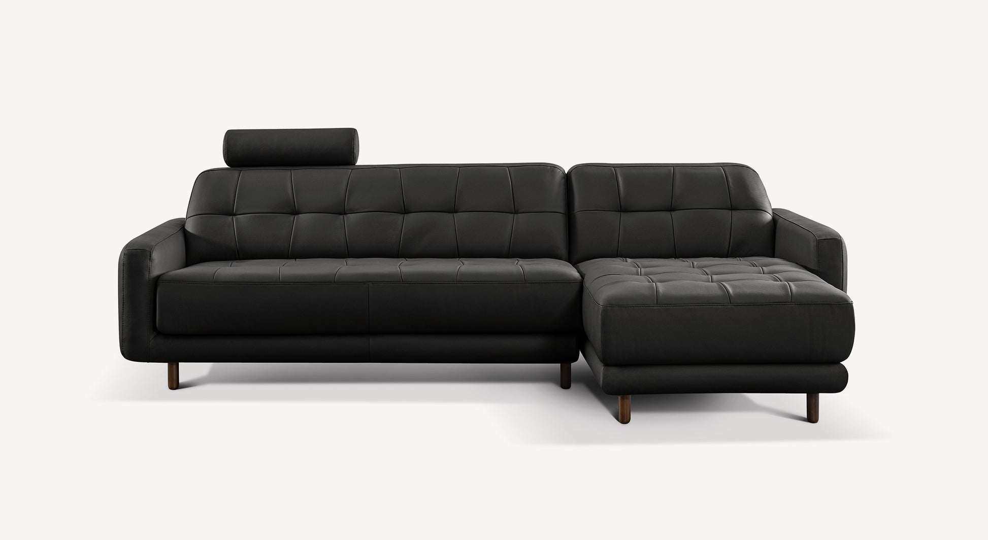 CLARK Sidney Leather Corner Black