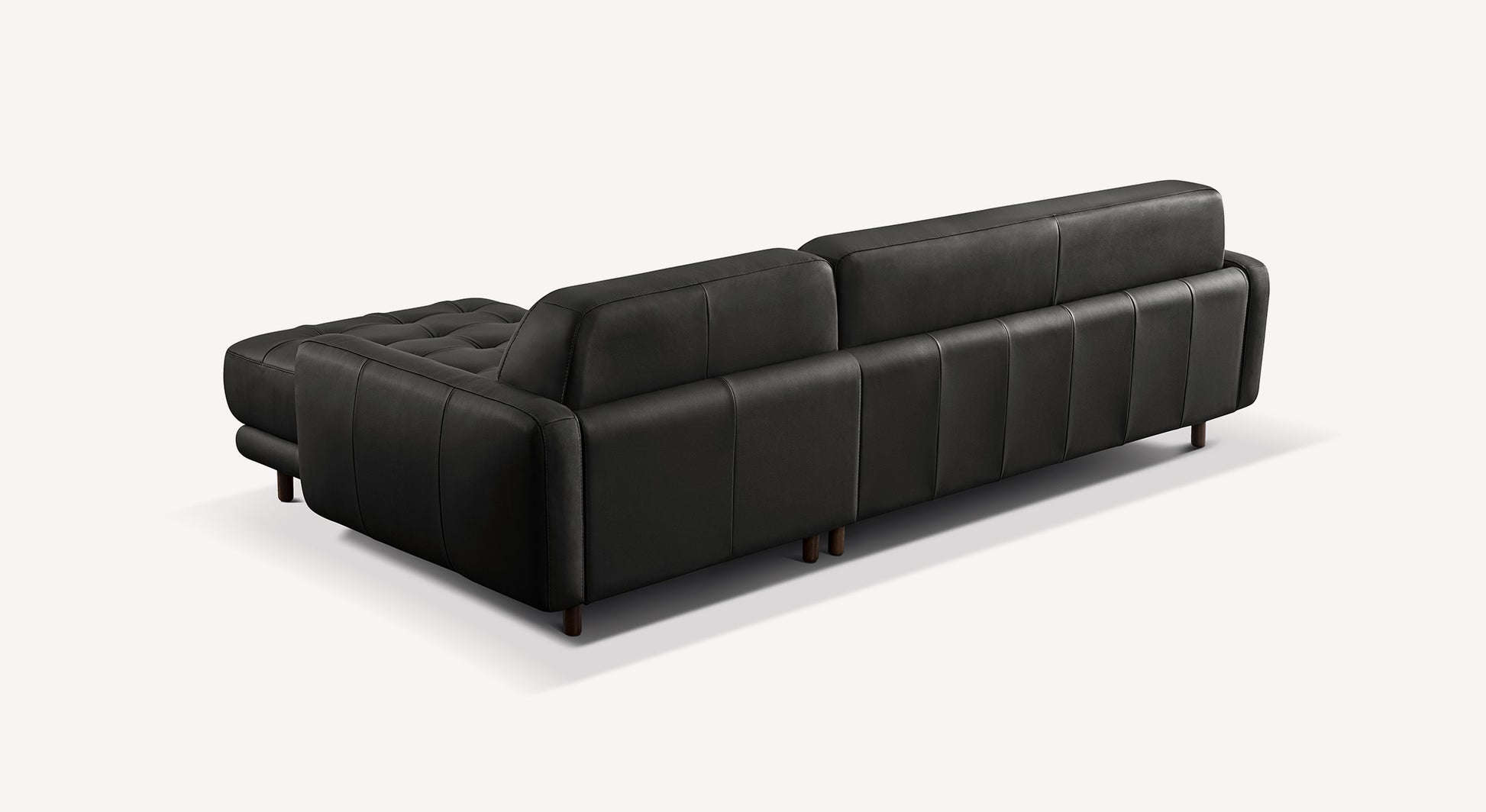 CLARK Sidney Leather Corner Black