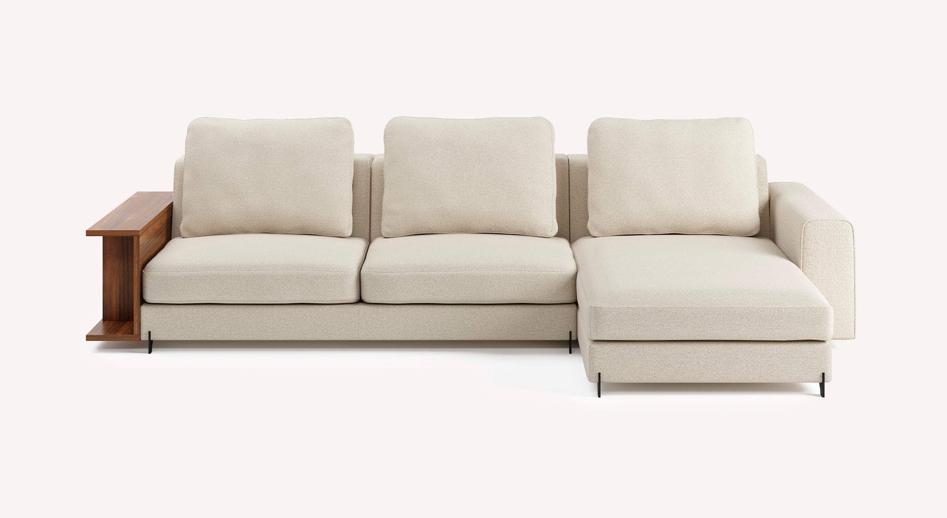 NELLY Corner Bookcase Innuendo Ivory