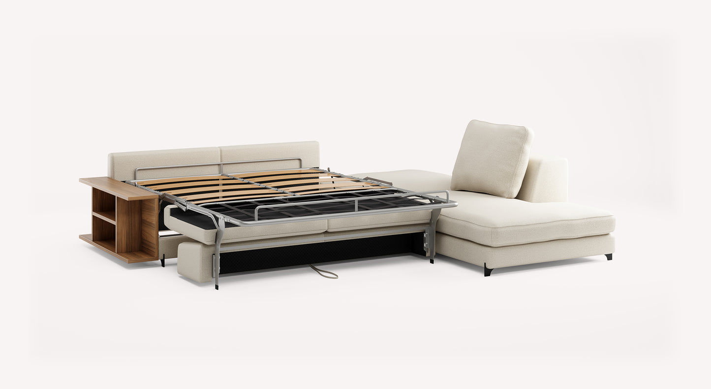 NELLY Corner Pouf Innuendo Ivory