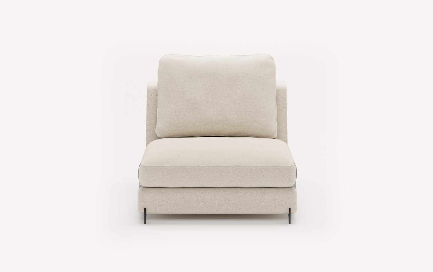 NELLY Armchair module +500 fabrics & leathers