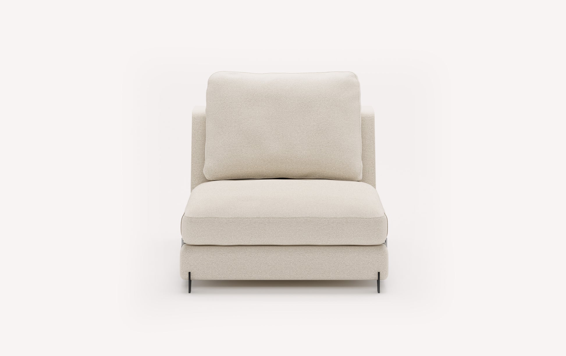 NELLY Armchair module +500 fabrics & leathers