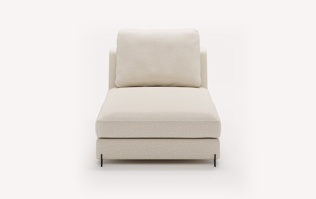 NELLY Chaise Longue Module +500 fabrics & leathers