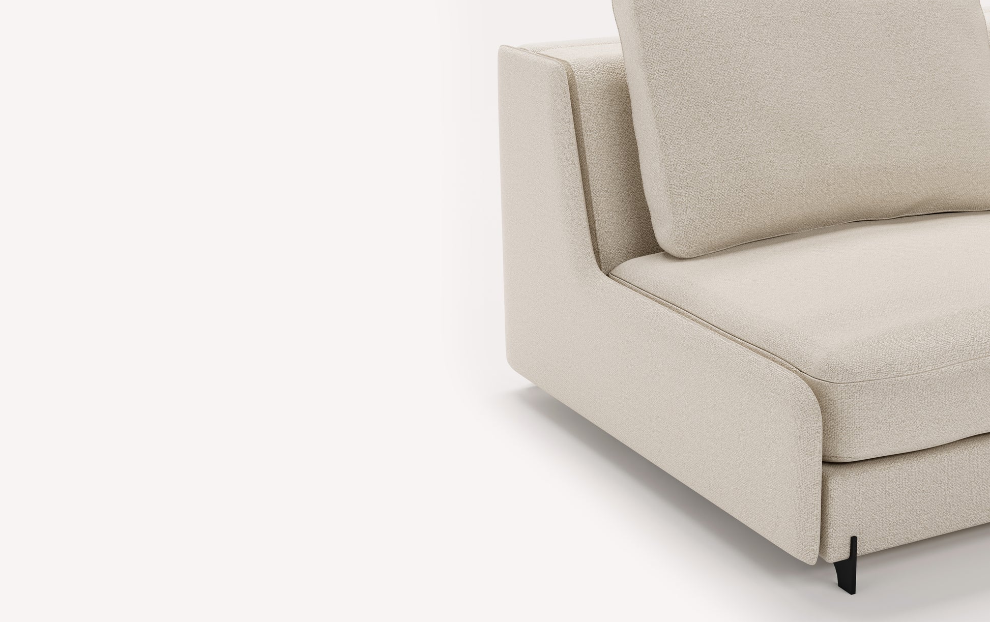 NELLY Armrest L module +500 fabrics & leathers