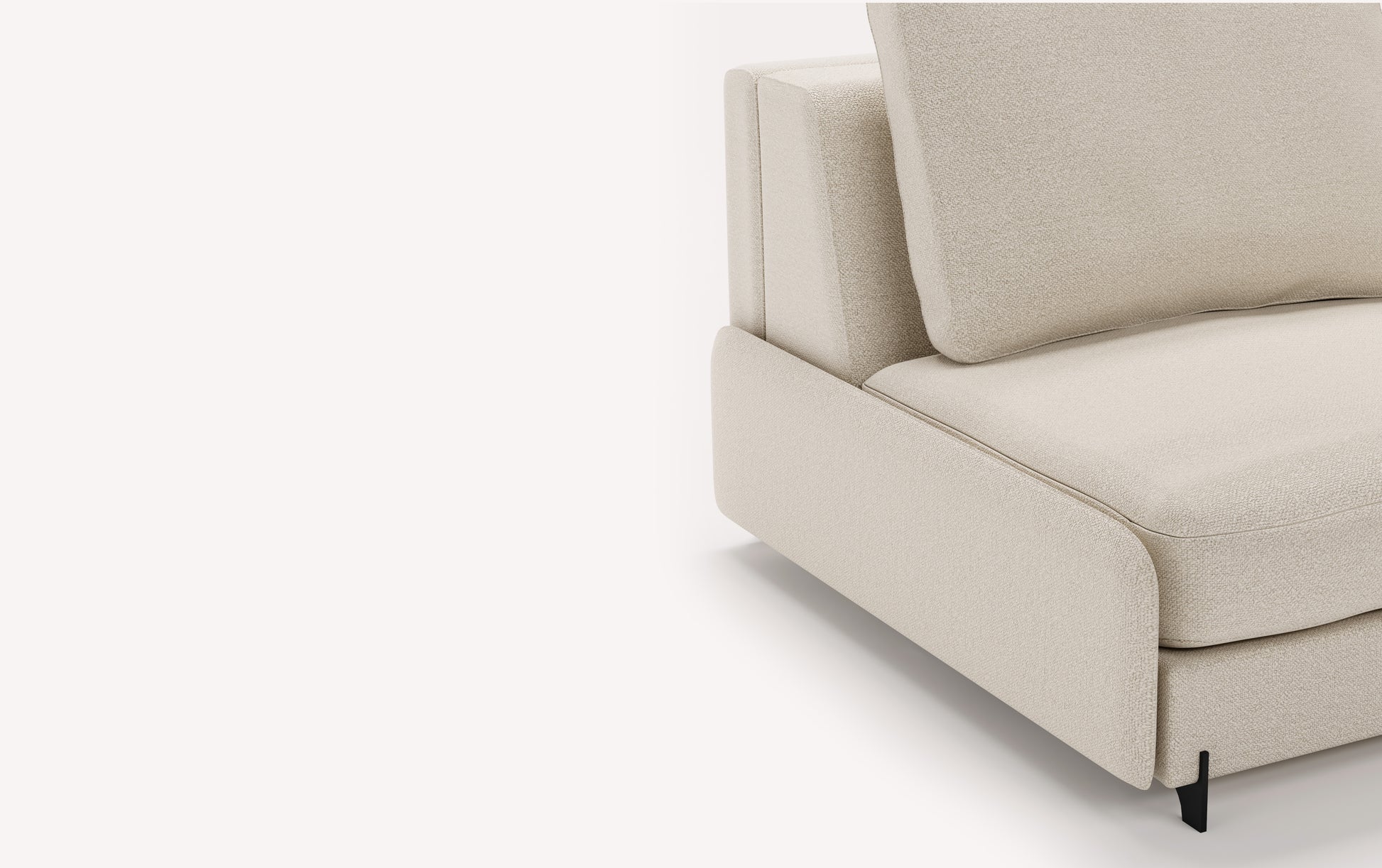 NELLY Fabric Armrest Module +500 fabrics & leathers