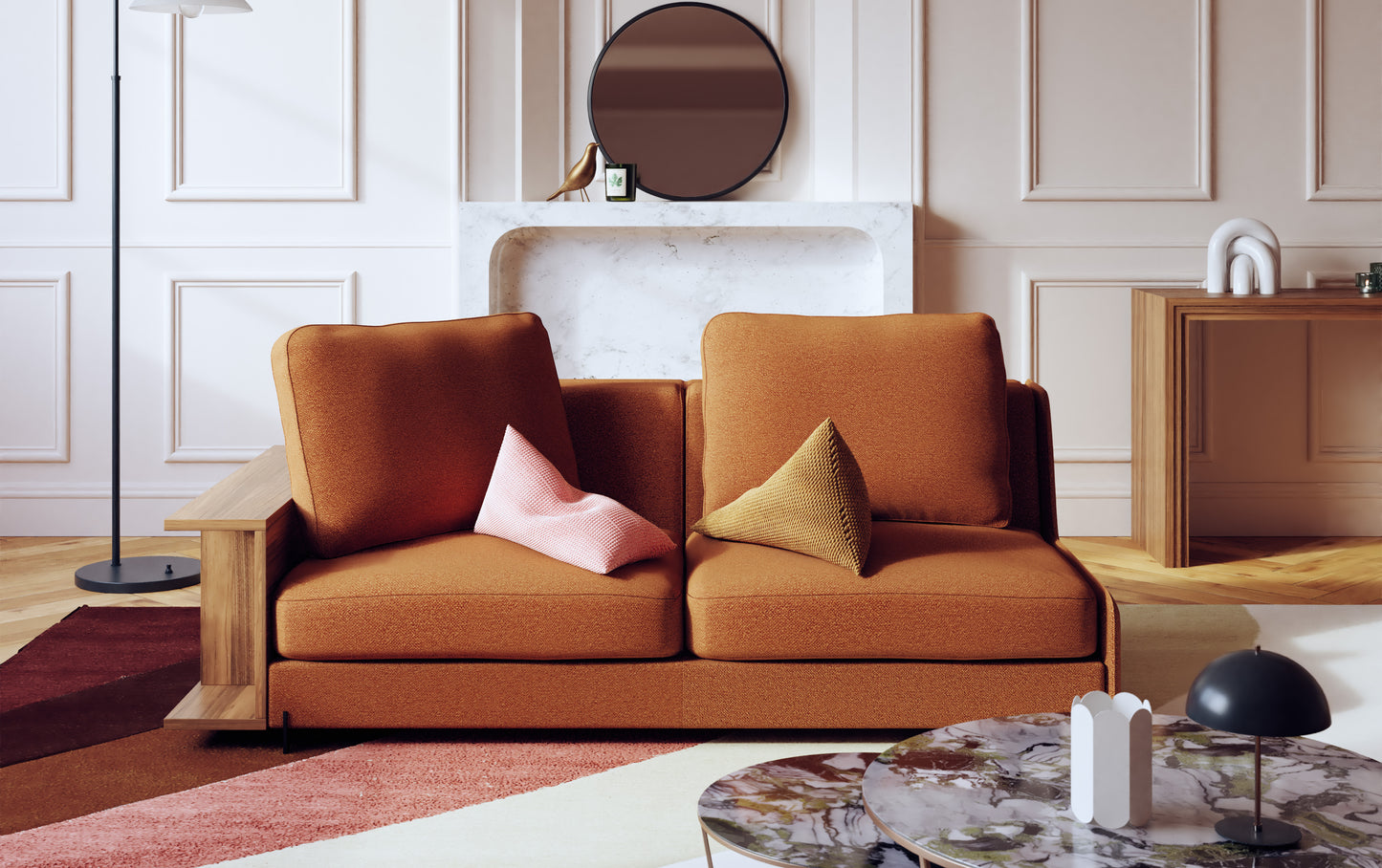 NELLY Sofa module +500 fabrics & leathers