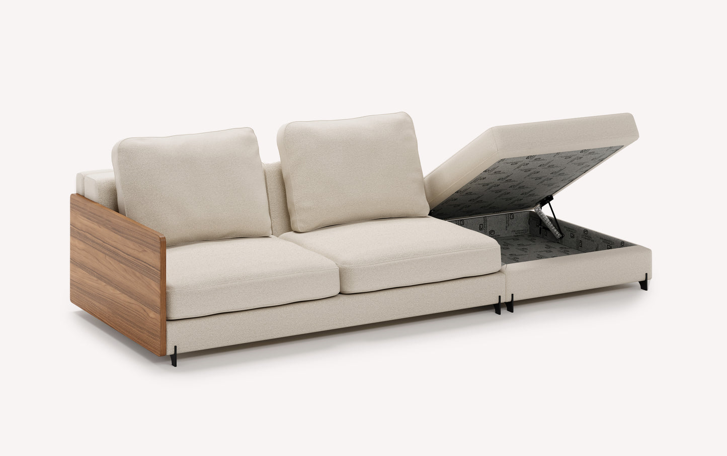 NELLY Pouf Coffre Innuendo Ivoire