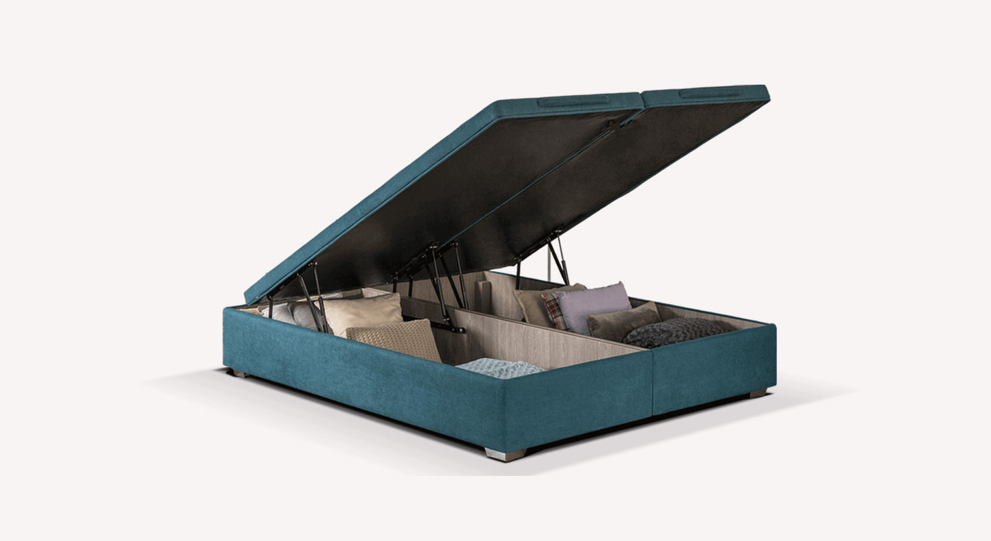 Box spring CABOURG Bronx Petrol