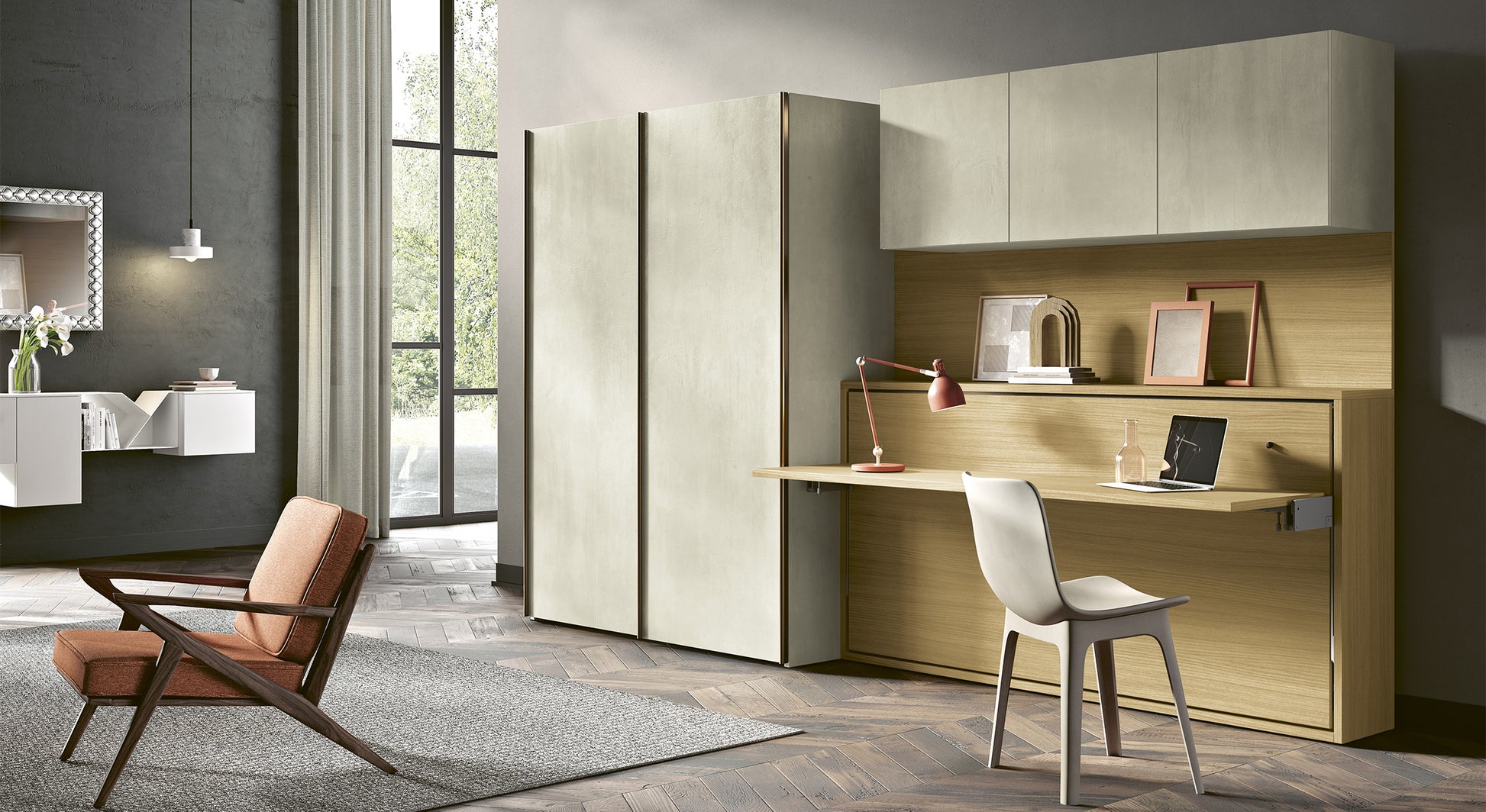 LUCY DESK Melamine White