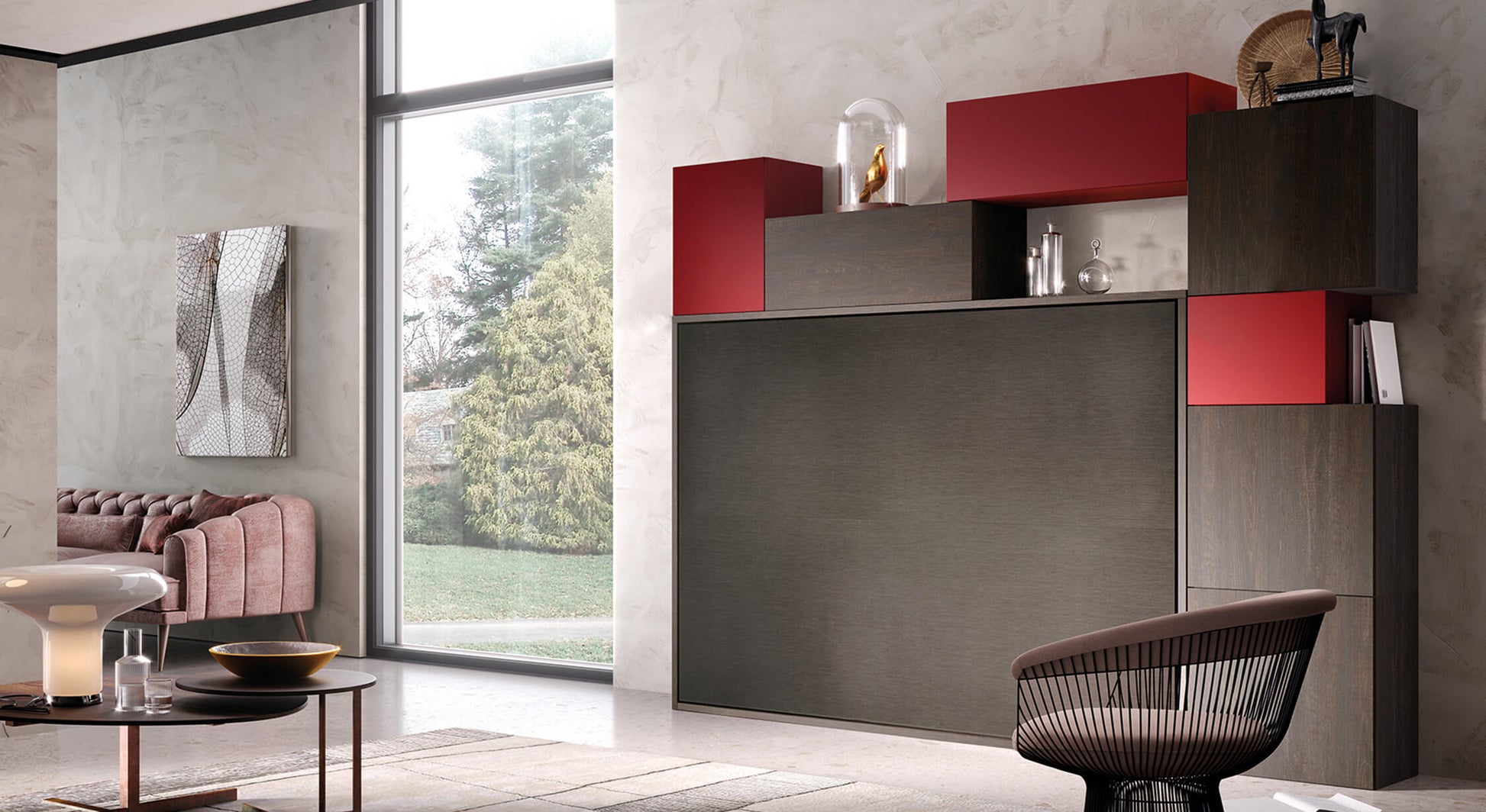 LUCY Transversale Mélaminé Blanc