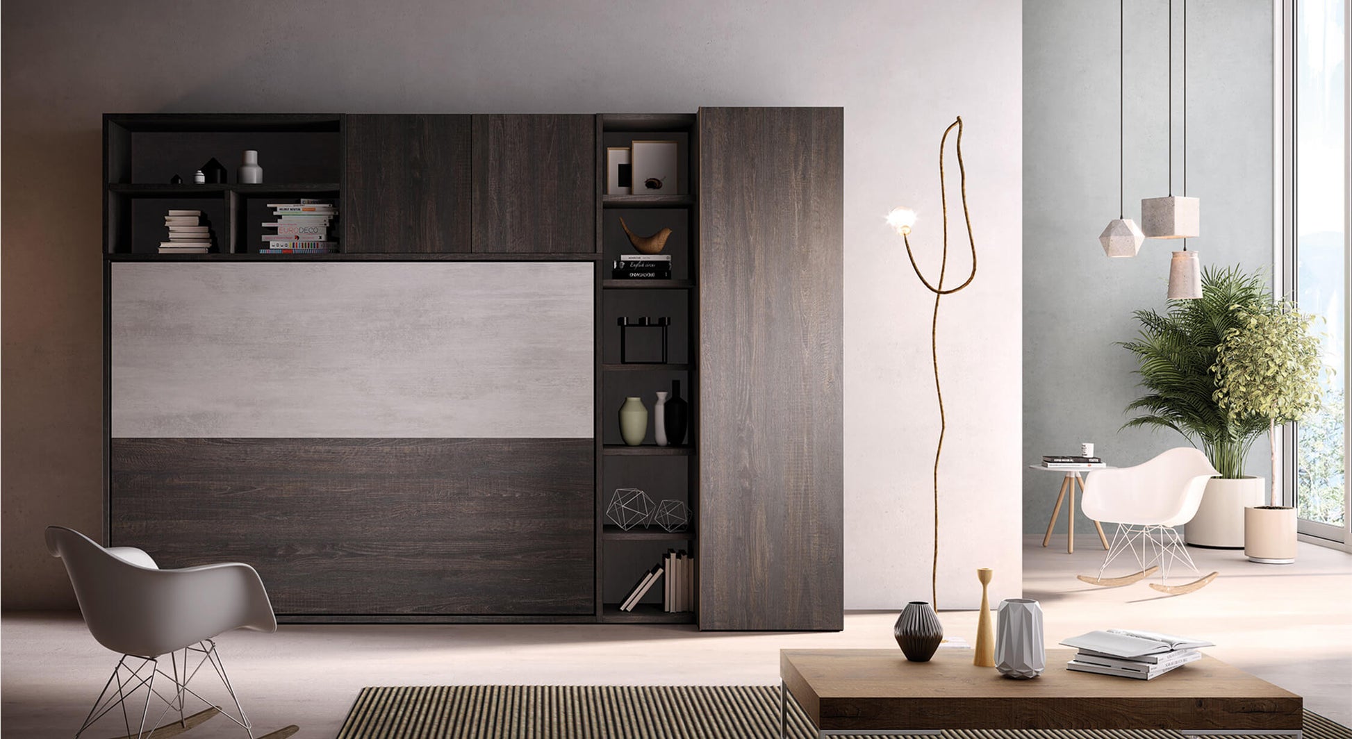 LUCY Transversale Mélaminé Blanc