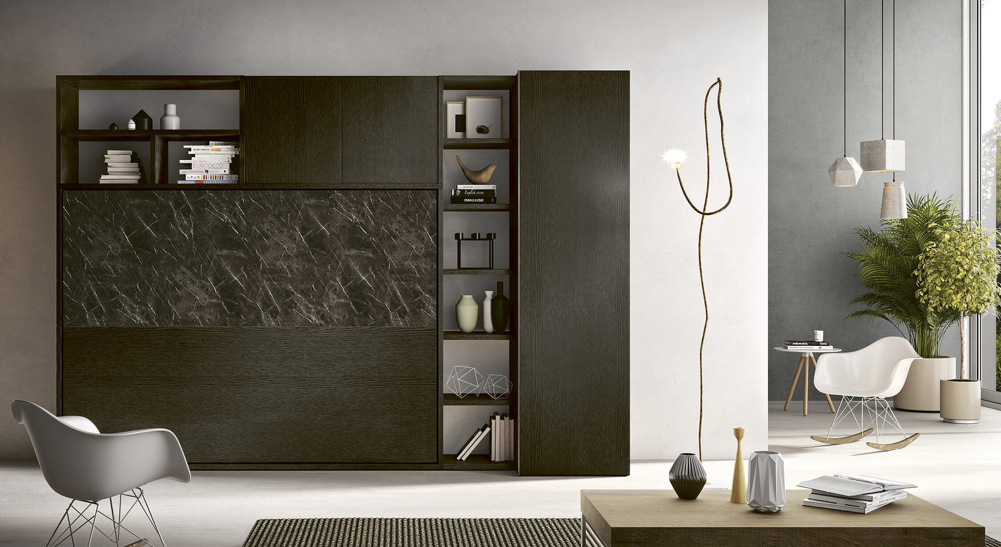 LUCY Transversale Mélaminé Blanc