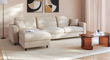ALBA Angle Moby Ivory 140x190 / Foam 28 kg/m3 / Slats