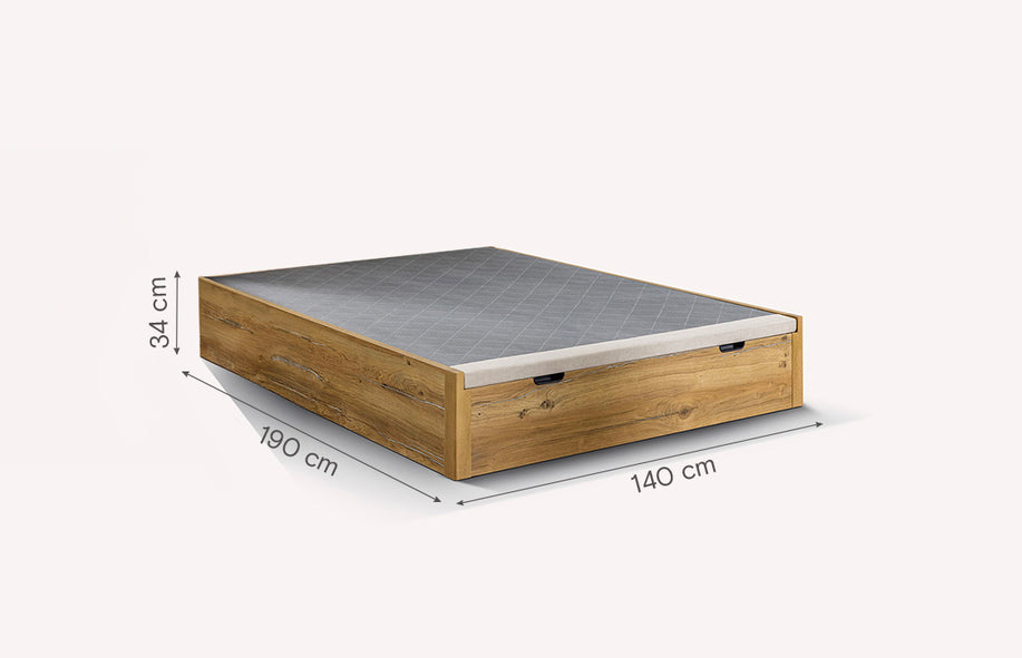 CONDOR Estepa Wood Storage Bed-1
