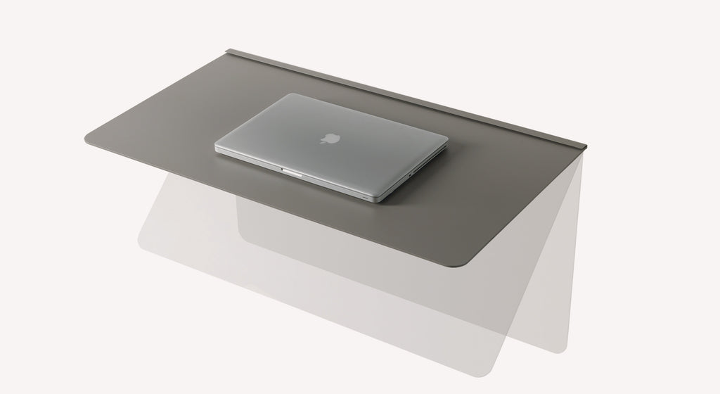 TINY Aluminum Desk Slate Gray