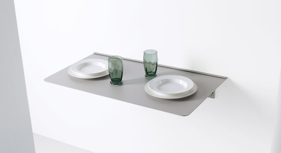 Bureau TINY Aluminium Gris tortora-1