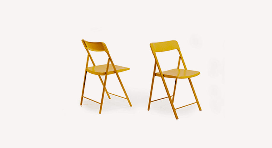 ZETA Plastic Chair Giallo senape-1