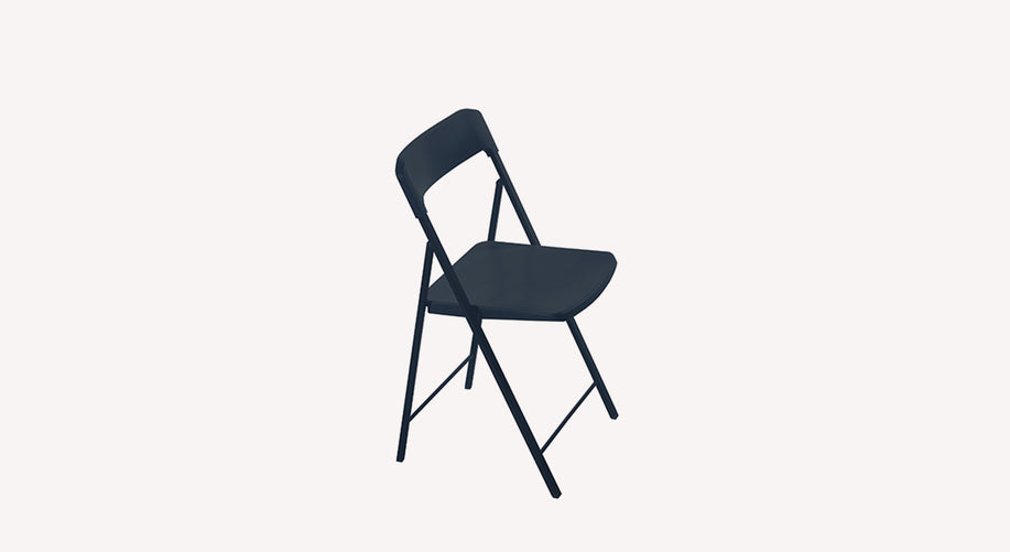 Chaise ZETA Plastique Gris ardoise-1
