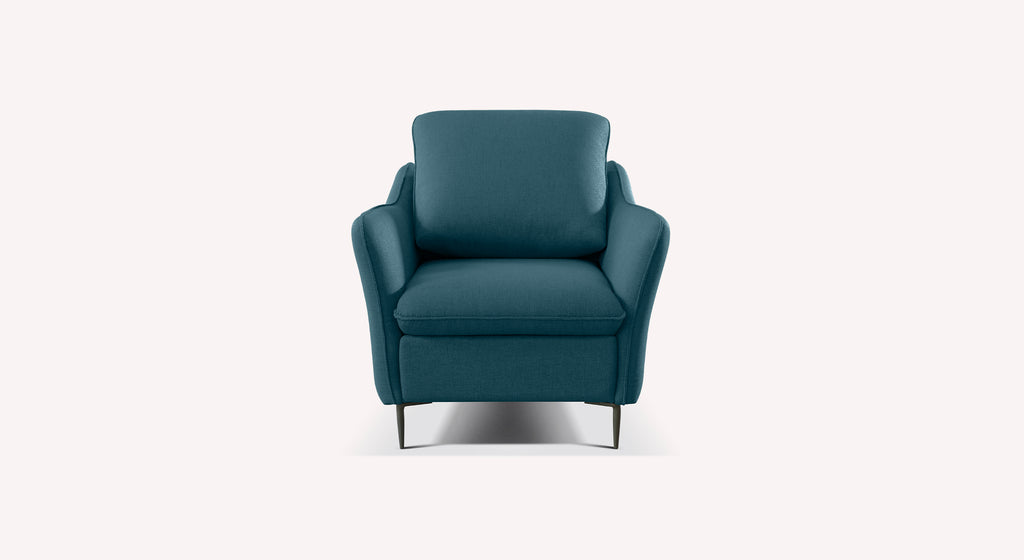 BOGART Foster Armchair Ocean Blue