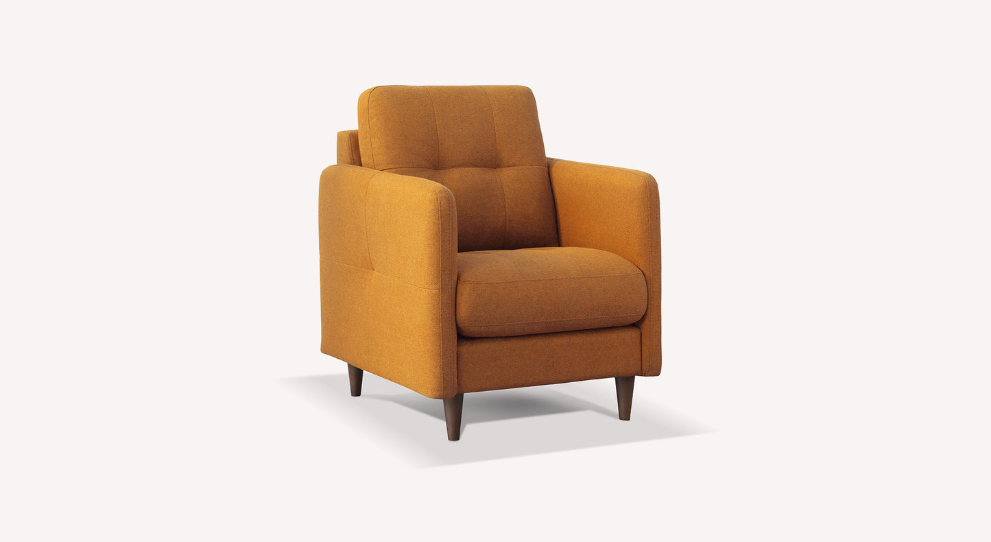SOHO Austin Golden Yellow Armchair