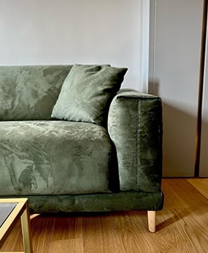 Pouf BAKER Bentley Ocher