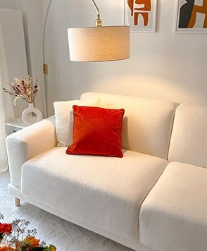 Pouf BAKER Bentley Ocher