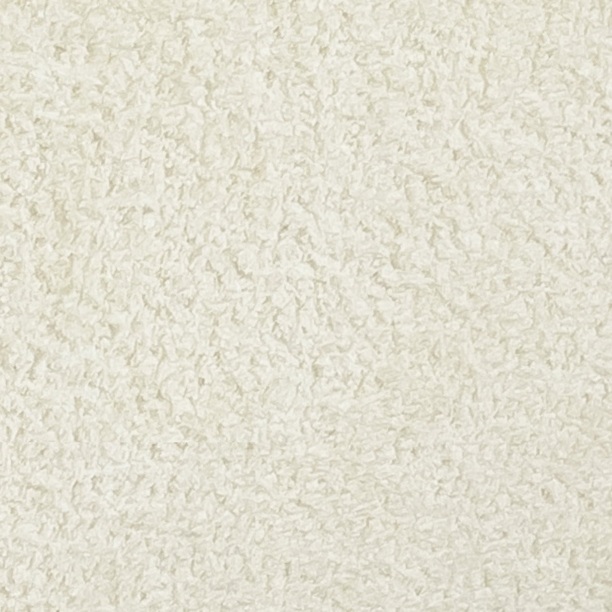 Tissu bouclette ivoire Sogno avec revêtement douce et uniforme