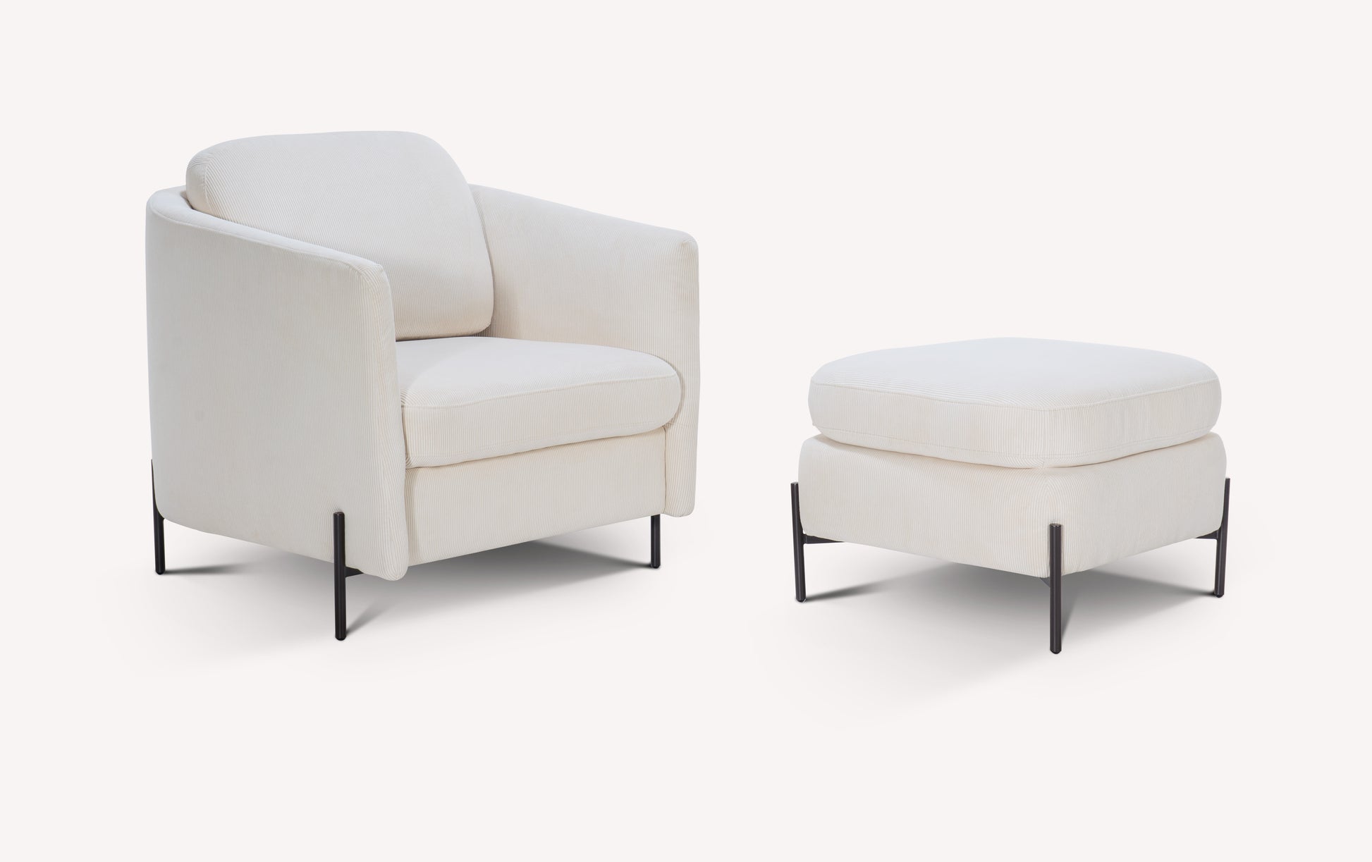 Lot fauteuil et pouf LAPP Teatro Nata