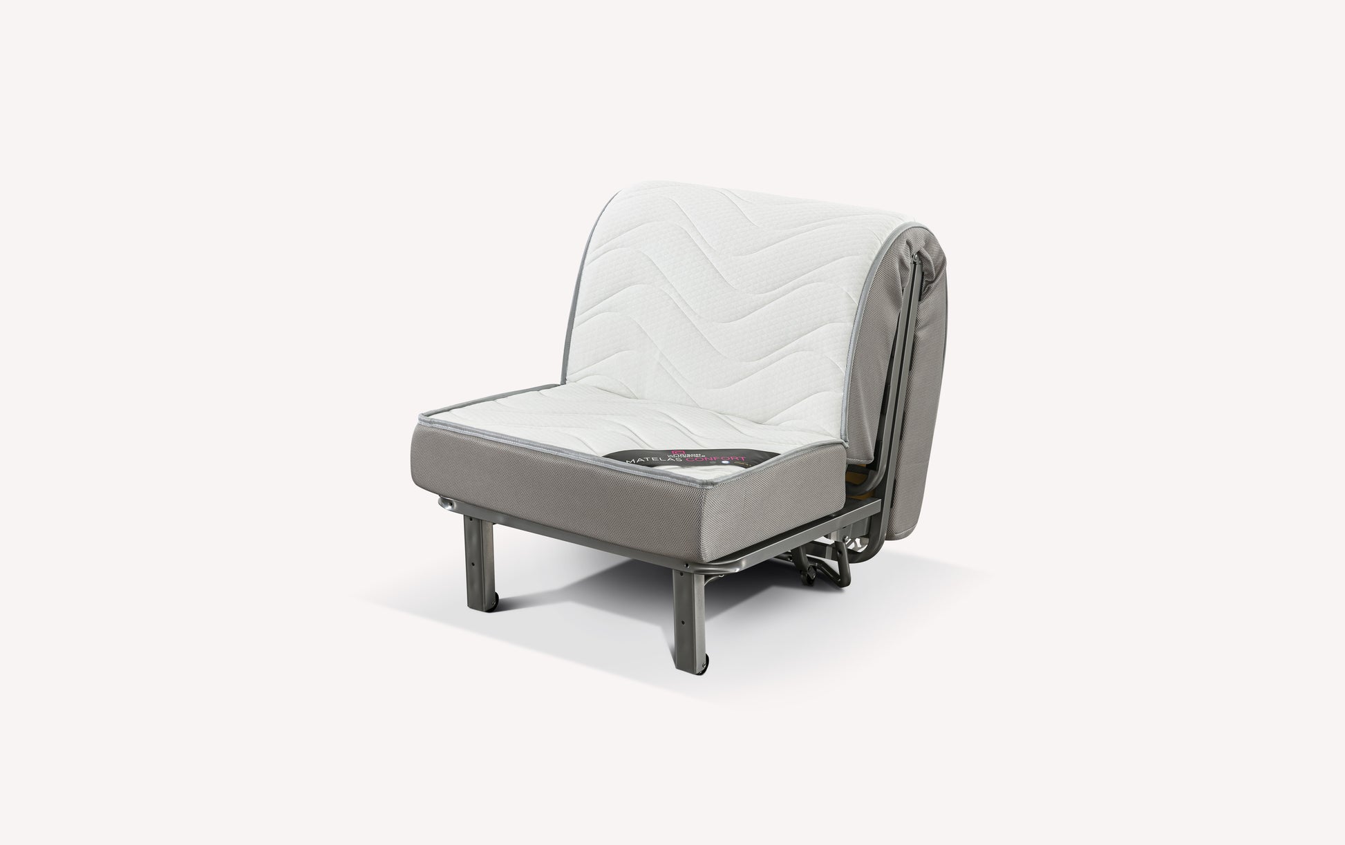 Fauteuil SIMONE Preston Gris clair