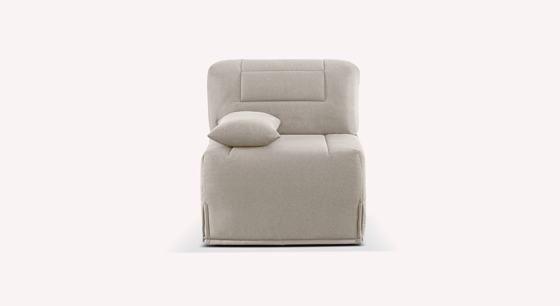 Fauteuil SIMONE Preston Gris clair