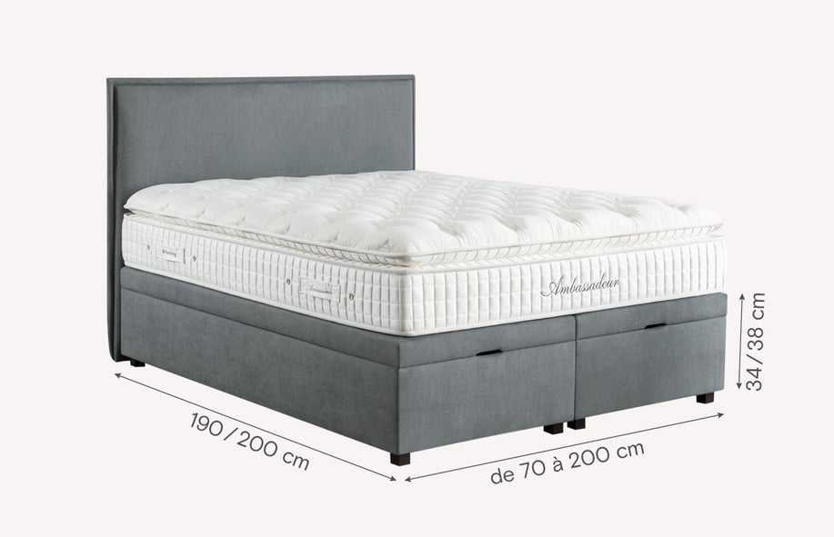 Lit coffre OUESSANT Luca Beige-1
